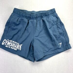Gymshark Lifting Club Mesh Shorts Mens Small Baby Blue Athletic Bodybuilding